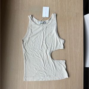NEW WITH TAGS SANDY LIANG CUTOUT TANK SIZE XS